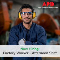 Factory Worker - Afternoon shift 